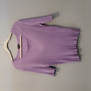 XXL 20 lavender ribbed sweater